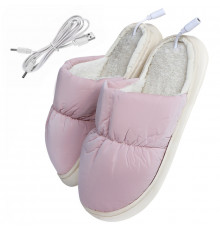 Домашние комнатные тапочки с подогревом A-230 Pink