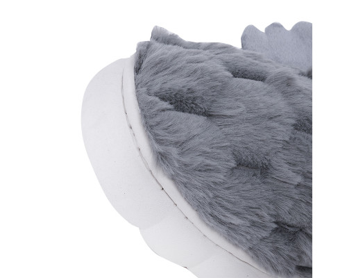 Домашние комнатные тапочки с подогревом A-232 USB c крыльями Gray