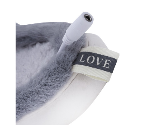 Домашние комнатные тапочки с подогревом A-232 USB c крыльями Gray