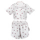 Женский комплект для дома и сна 2S5247B рубашка и шорты женская пижама белая с сердечками L