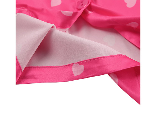 Женский комплект для дома и сна 2S5247B рубашка и шорты женская пижама розовая с сердечками M