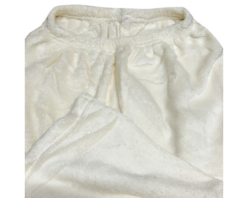 Комплект женской пижамы 305 Bear Brown рубашка с длинным рукавом и штанами фланелевая теплая M