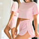 Женский комплект для дома и сна SM24107A футболка и шорты женская пижама Pink L