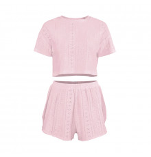 Женский комплект для дома и сна SM24107A футболка и шорты женская пижама Pink S