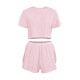 Женский комплект для дома и сна SM24107A футболка и шорты женская пижама Pink XL
