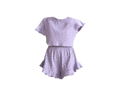 Женский комплект для дома и сна SM24302Y88DHX футболка и шорты женская пижама Purple XL