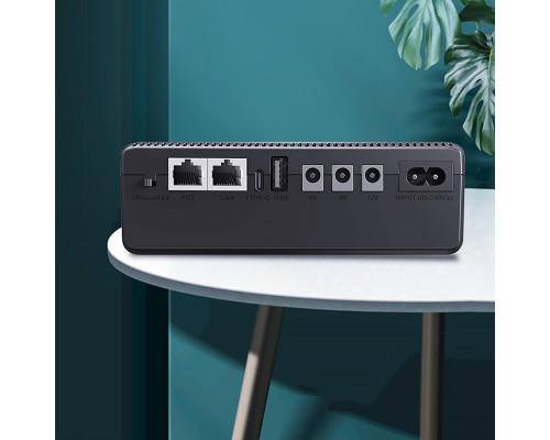 ИБП Andes Mini UPS для WI-Fi роутера 5V 9V 12V 10400 mAh с защитой от короткого замыкания