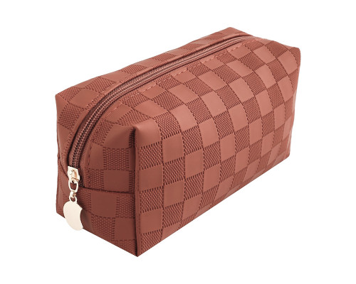 Женская косметичка 34030 несессер органайзер дорожная бьюти кейс Brown