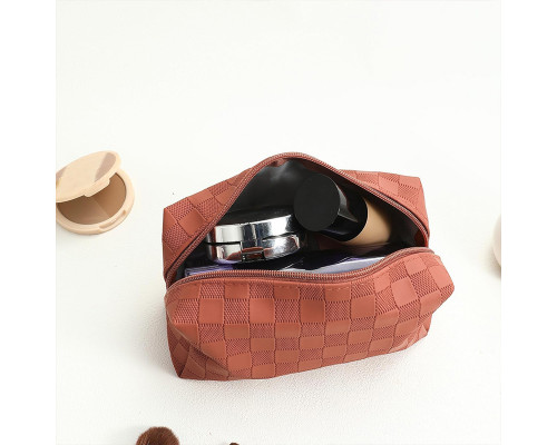 Женская косметичка 34030 несессер органайзер дорожная бьюти кейс Brown