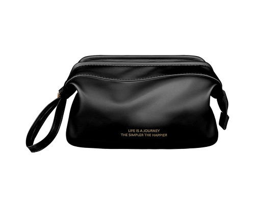 Женская косметичка BK-HZB-03 несесер органайзер дорожная бьюти кейс Black