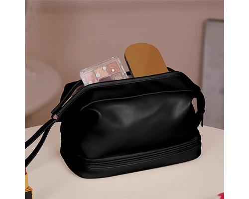 Женская косметичка BK-HZB-03 несесер органайзер дорожная бьюти кейс Black