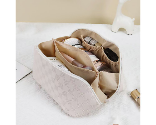 Женская косметичка BK-HZB-04 несессер органайзер дорожная бьюти кейс White