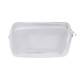 Органайзер из трёх косметичек F007 несессер для хранения косметики компактный бьюти бокс переносной на молнии White