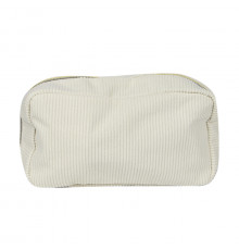Женская косметичка ZUO 571 несесер органайзер дорожная бьюти кейс вельветовая Beige