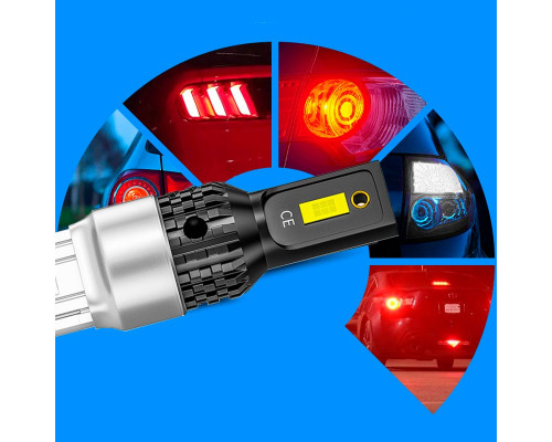 Автомобильная светодиодная лампа поворот+стоп сигнал DXZ G-B-3570 T20-7440 30W