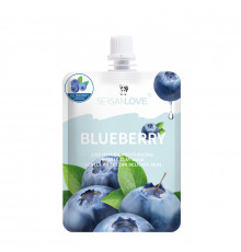 Кислородная маска для лица SERSANLOVE Blueberry Live Oxygen Moisturizing Bubble Clay Mask с экстрактом черники