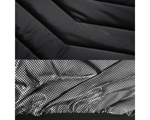 Жилетка с подогревом от повербанка USB M01-9S Black 9 зон подогрева для туризма рыбалки активного отдыха 2XL