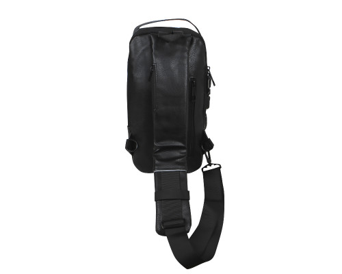 Сумка 694 нагрудная через плечо с кодовым замком влагостойкая Black