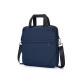 Сумка через плечо 809 вместительная на несколько отделений с ручками 31*27*7 см Dark Blue