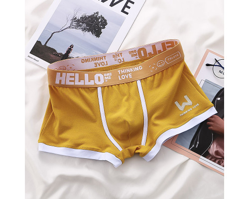 Набор мужских трусов боксеров PB-3199 Black/Turmeric/Light gray из 3 шт 2XL