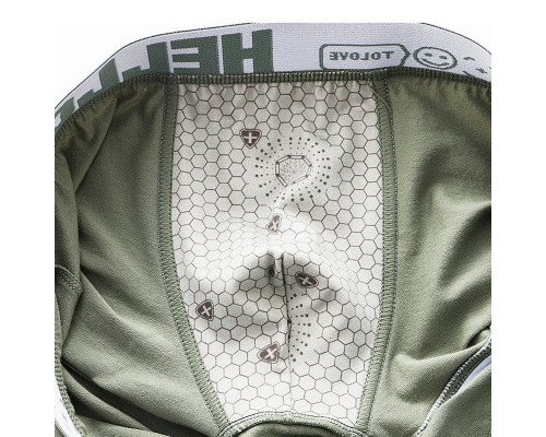 Набор мужских трусов боксеров PB-3199 Light gray/Green/Coral/Black из 4 шт 3XL