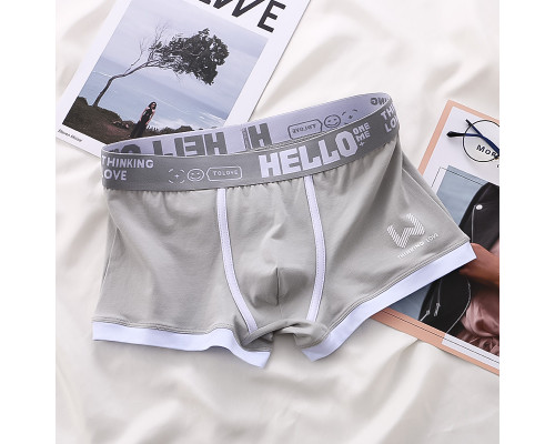 Мужские трусы боксеры PB-3199 Gray 3XL