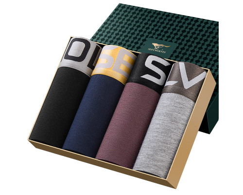 Набор из 4 шт трусов мужских боксеров Septwolves 7002 L