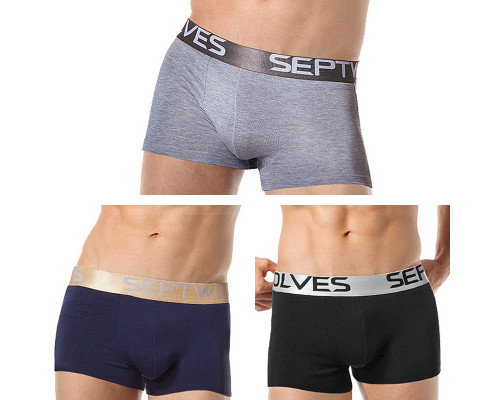 Набор из 4 шт трусов мужских боксеров Septwolves 7002 XL