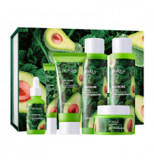 Набор по уходу за лицом Bioaqua Niacinome Avocado Elasticity Moisturizing 6 в 1