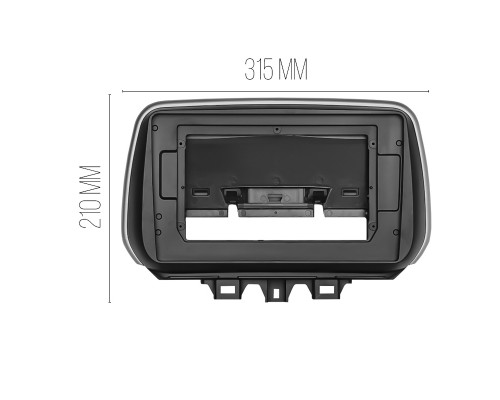 Переходная рамка Hyundai Tucson 2018-2020 IX35 (6702) 10.1"