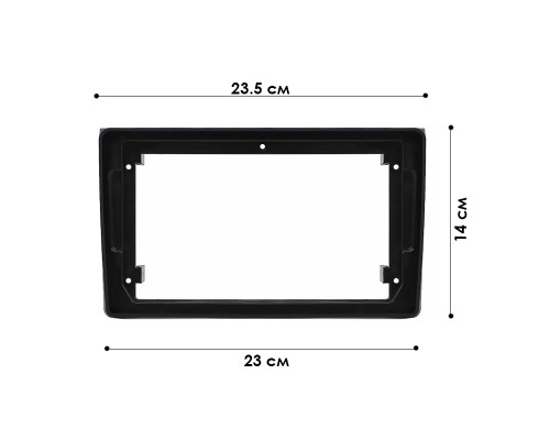 Переходная рамка Audi A4 (B6) 2000-2006 A4 (B7) 2004-2009 Seat Exeo 2009-2013 (5920) 9" Black