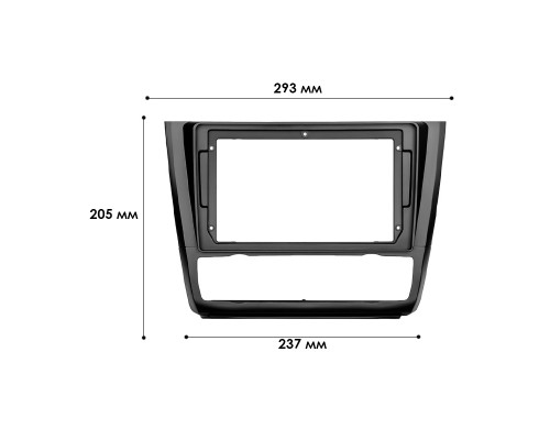 Переходная рамка BMW 1 Series E88 E82 E81 E87 2007-2011 AC (7106) 9"