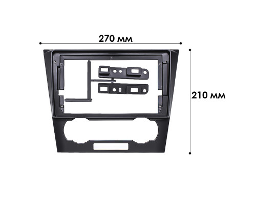 Переходная рамка Chevrolet Epica 2006-2014 (3849) 9" Black