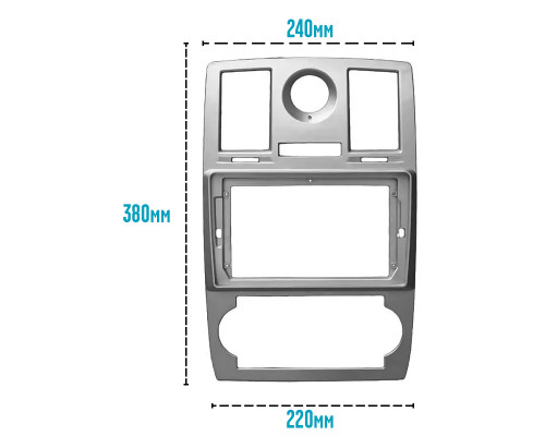 Переходная рамка Chrysler 300C 2004-2010 (6687) 9"