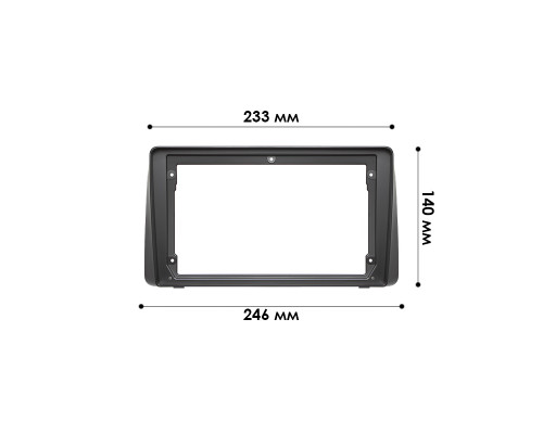 Переходная рамка Chrysler Grand Voyager 2011-2019 Town & Country 2011-2016 Dodge Grand Caravan 2011-2020 (7264) 9"