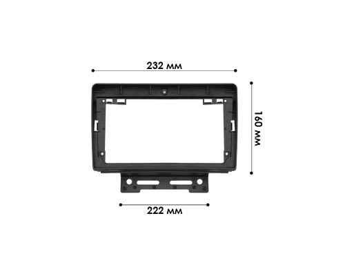 Переходная рамка Geely Emgrand EC7 2014-2016 Emgrand 7 2016+ (7298) 9"
