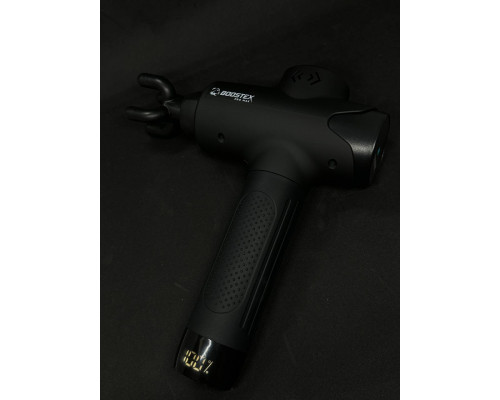 Перкусійний масажер Boostex Pro Max 2 - масажний пістолет із кейсом - вібраційний ударний електромасажер із 21 насадкою