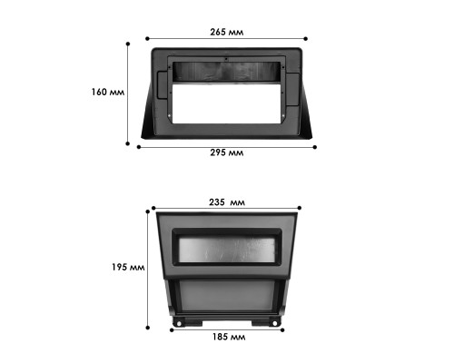 Переходная рамка Honda Accord 8 2008-2013 (1234-2) 10,1"