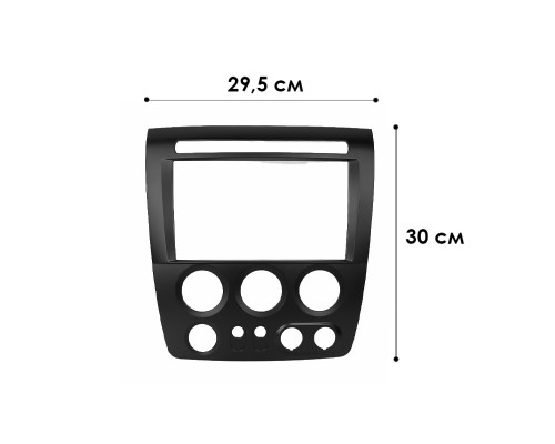 Переходная рамка Hummer H3 2005-2010 (3859) 9"
