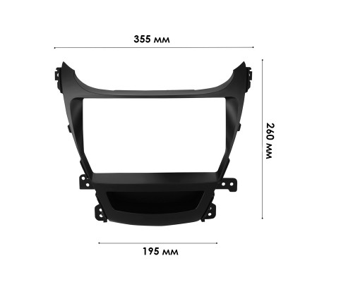Переходная рамка Hyundai Elantra (MD) 2014-2016 Avante (MD) 2013-2015 (7121) 9"