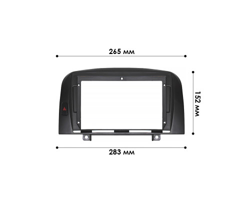 Переходная рамка Hyundai Sonata (NF) 2004-2008 (HY 187N) 9" Black