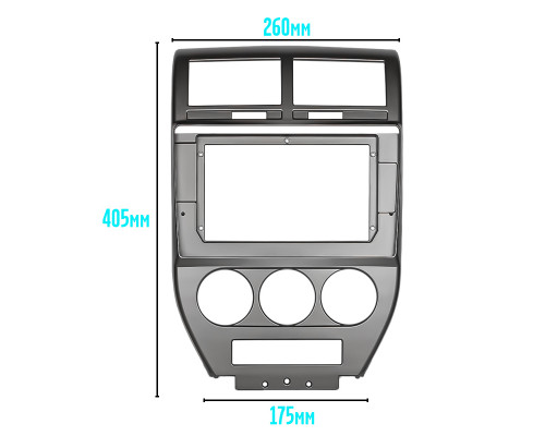 Рамка переходная для Jeep Compass 2007-2010 (6916) 10.1"