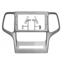 Рамка переходная для Jeep Grand Cherokee 2011-2013 (6800) 9"