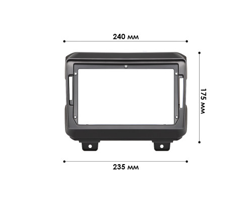 Переходная рамка Jeep Wrangler 2018+ (7261) 9"