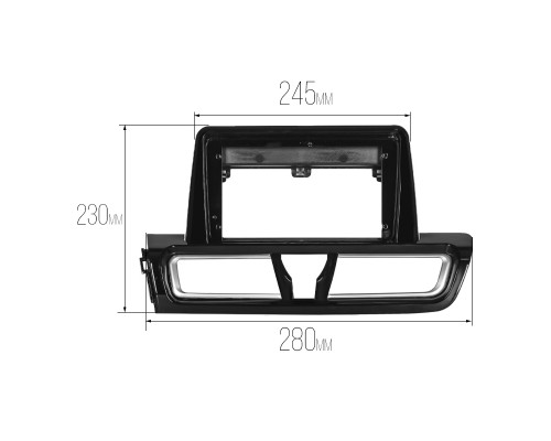 Переходная рамка Kia Forte 2018-2019 (7004) 9"