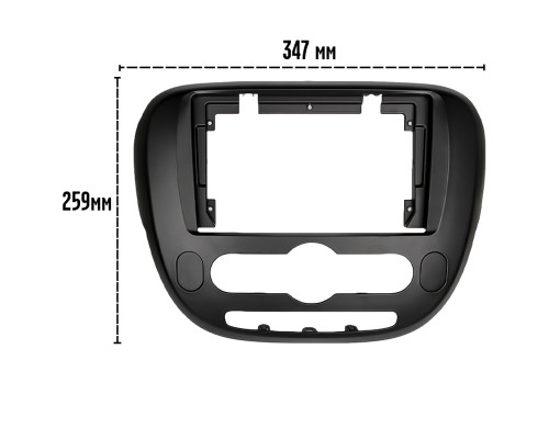 Переходная рамка Kia Soul 2013-2019 High (7280) 9"