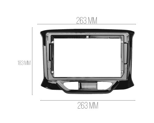 Переходная рамка Lada Xray 2015-2019 (7265) 9"