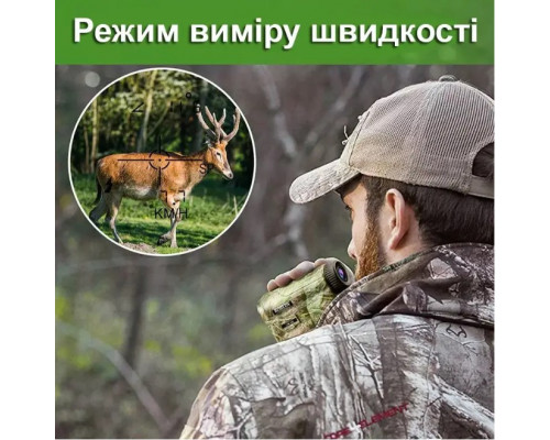 Лазерний далекомір для вимірювання кута та швидкості. Професійний водонепроникний Boblov NK-1000