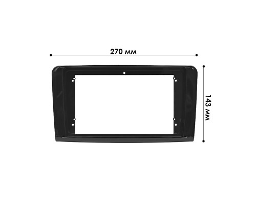 Переходная рамка Mercedes-Benz ML-klasse (W164) 2005-2011 GL-klasse (X164) 2006-2012 (6761) 9" (BE 029N) Black