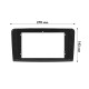 Переходная рамка Mercedes-Benz ML-klasse (W164) 2005-2011 GL-klasse (X164) 2006-2012 (6761) 9" (BE 029N) Black